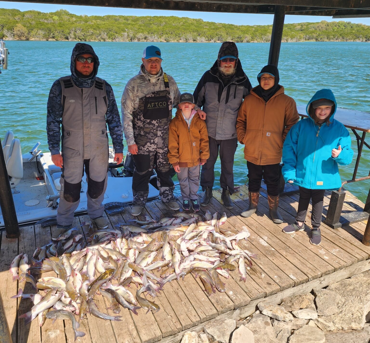 Fishing Charter Striped Bass & Catfish Lake Whitney & Granbury